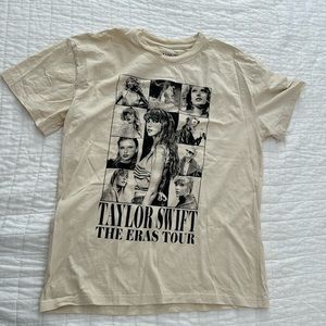 Taylor Swift Eras Tour Official Tee in cream
